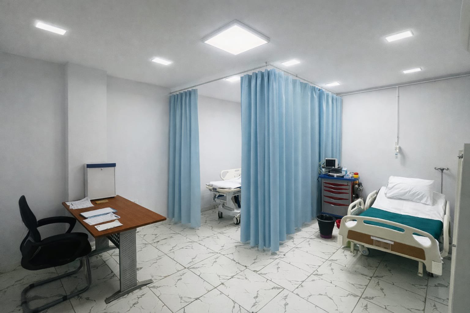 قسم الرعاية المركزة بمركز مشاري الطبي المجهز بأحدث الأجهزة الطبية