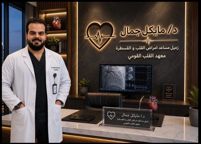 أفضل طبيب قلب في العباسية د. مايكل جمال