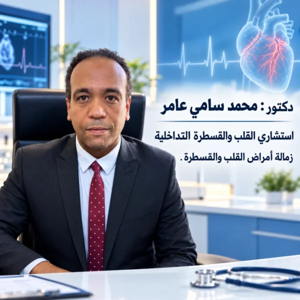 أشطر طبيب قساطر قلب ودعامات في حلوان – د. محمد سامي 🫀❤️