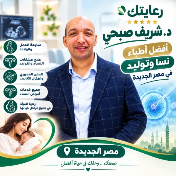 د. شريف صبحي – استشاري النسا والتوليد والحقن المجهري في مصر الجديدة وشبين الكوم01034348102