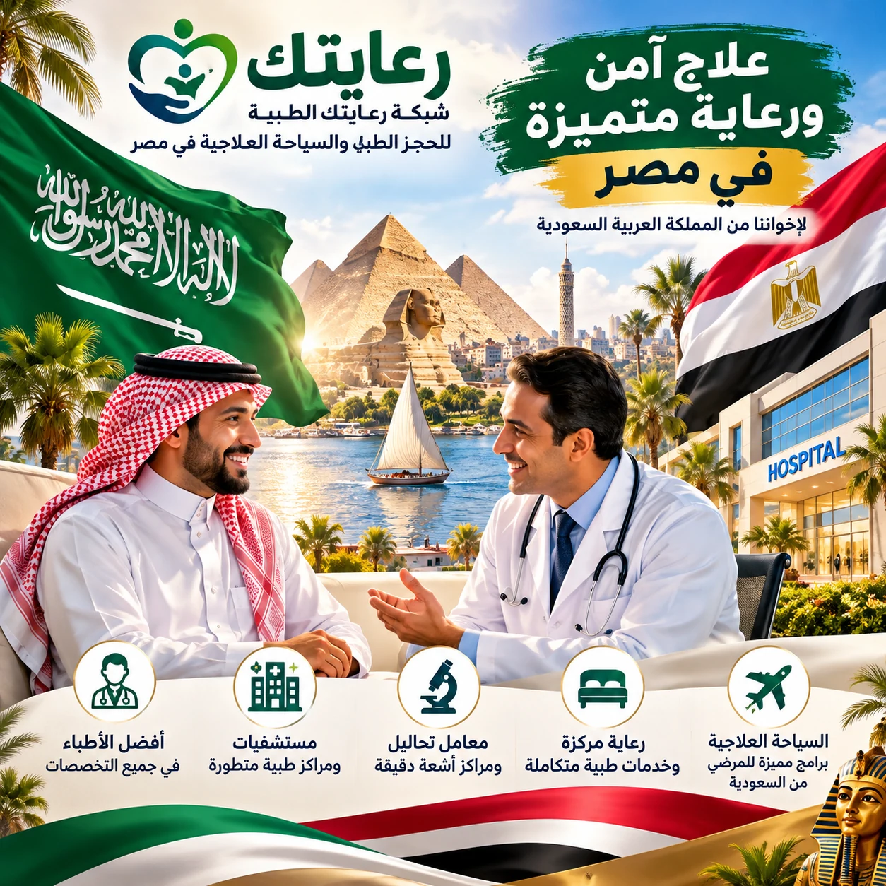علاج السعوديين في مصر